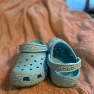 Blue crocs